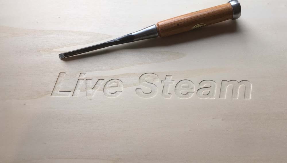 Trainbox Logo Engraving Live Steam