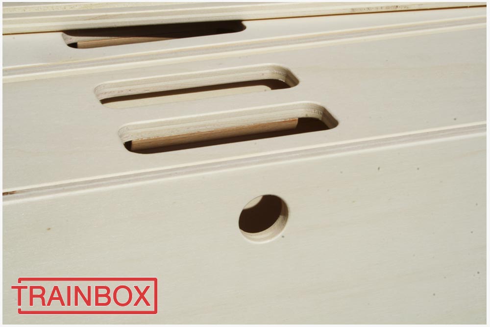 TRAINBOX wagon box ergonomic handle